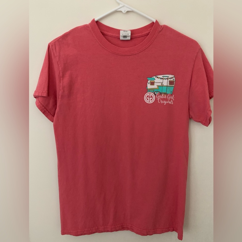 Girlie Girl originals happy camper t-shirt